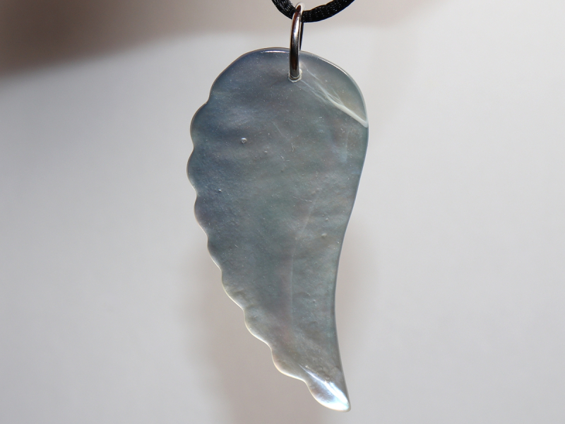 nacre with cord or silver 925