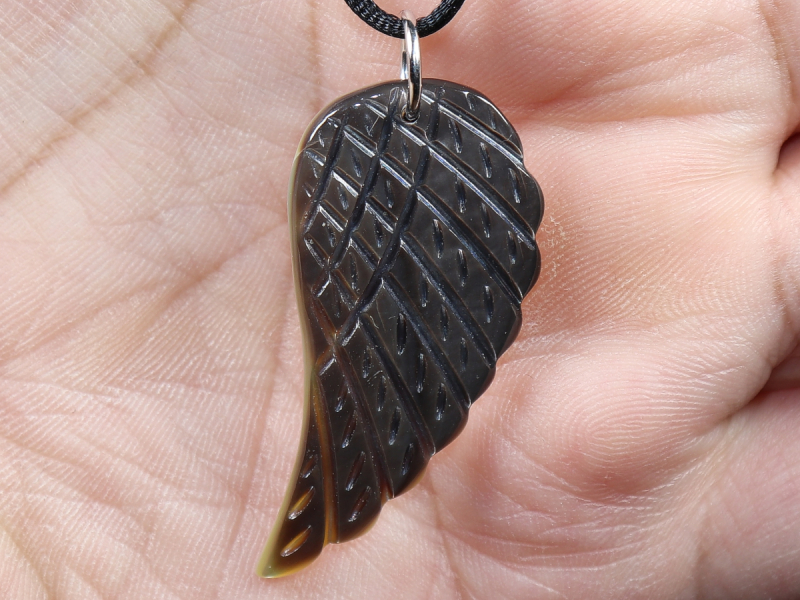nacre with cord or silver 925