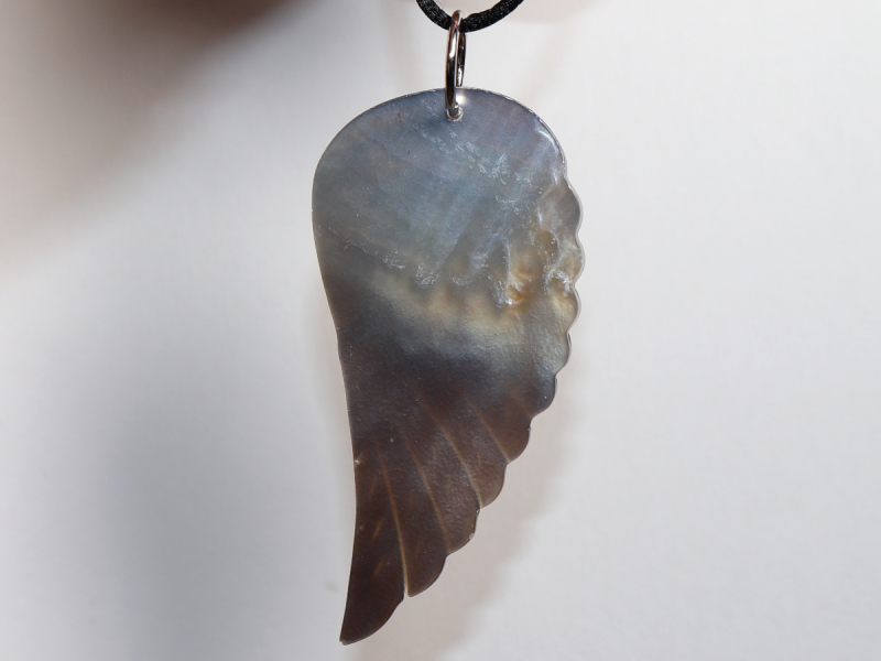 nacre with cord or silver 925