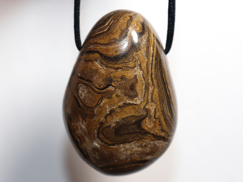 Stromatolith mit Band oder Silber 925