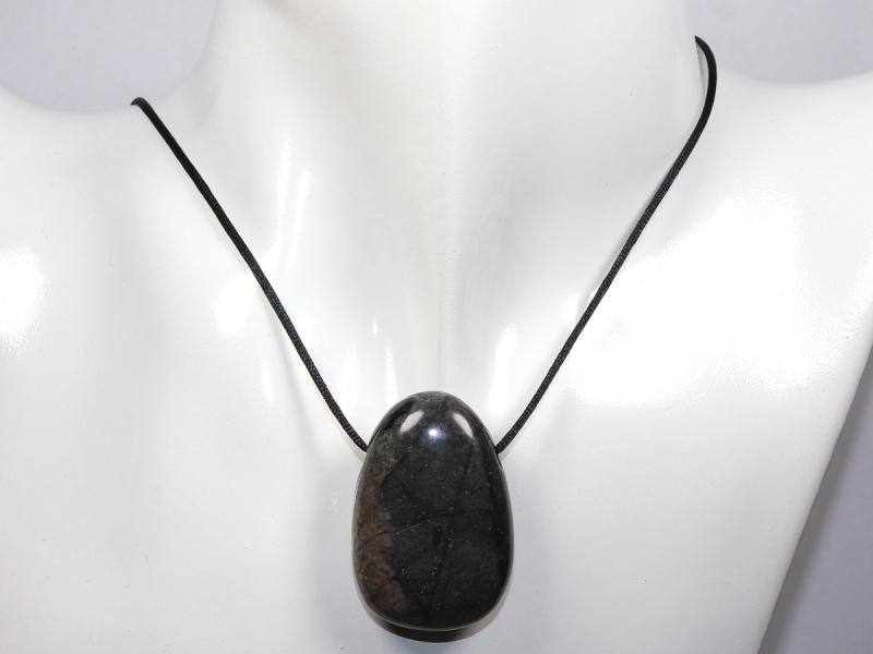 Picasso marble with cord or silver 925