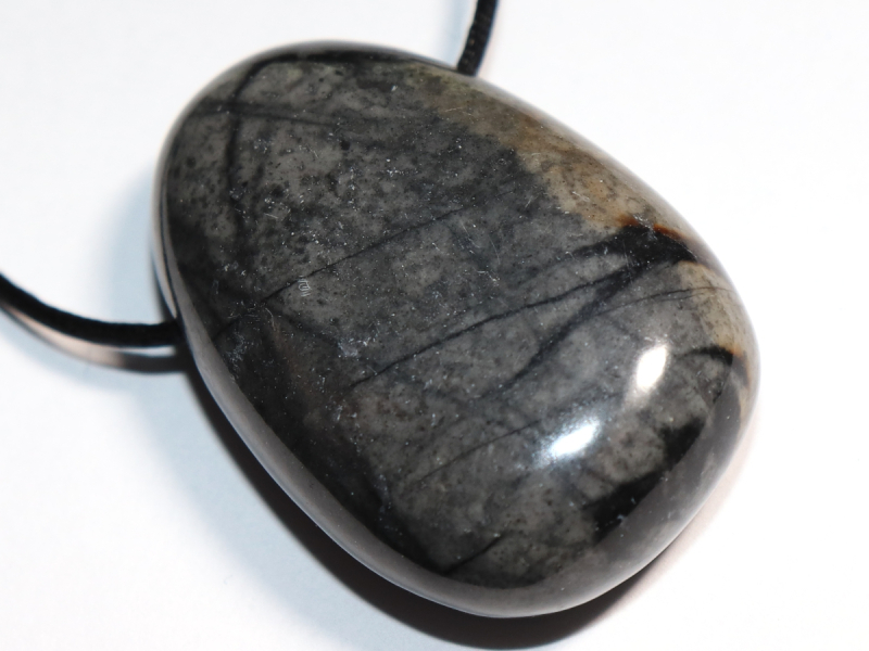 Picasso marble with cord or silver 925