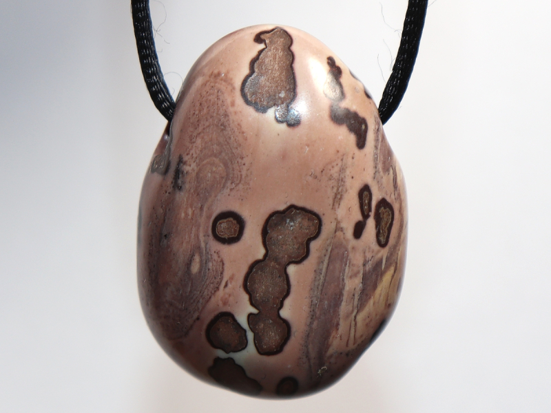 porcellanite with cord or silver 925