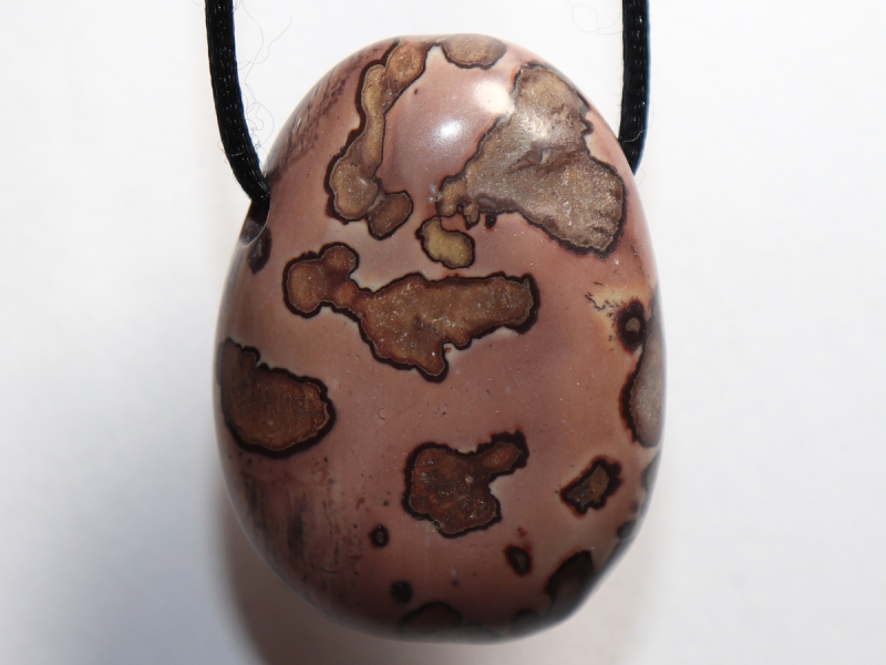 porcellanite with cord or silver 925