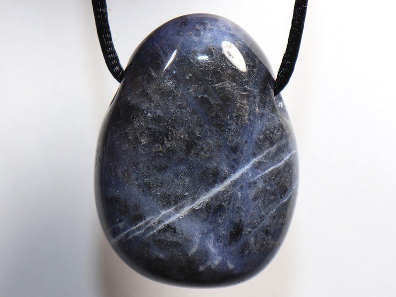 Sodalith mit Band oder Silber 925