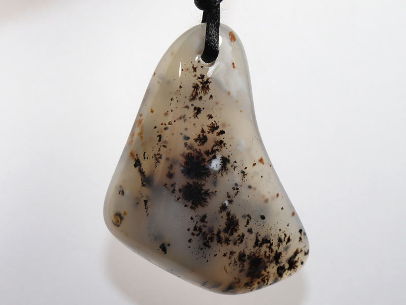 Dendritenchalcedon mit Band