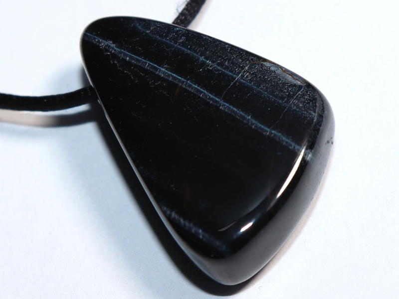 hawks eye with cord or silver 925