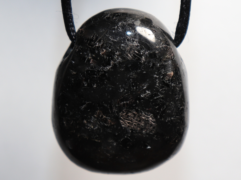 amphibolite with cord or silver 925