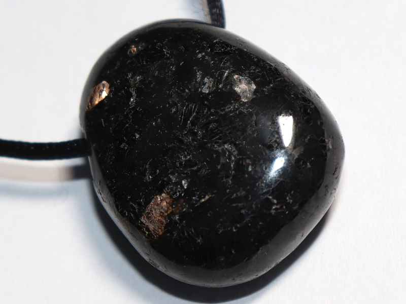 amphibolite with cord or silver 925