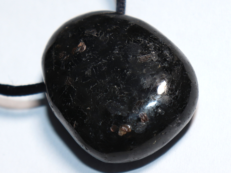 amphibolite with cord or silver 925