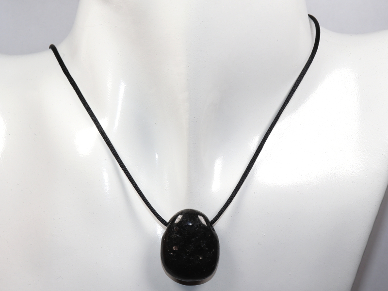 amphibolite with cord or silver 925