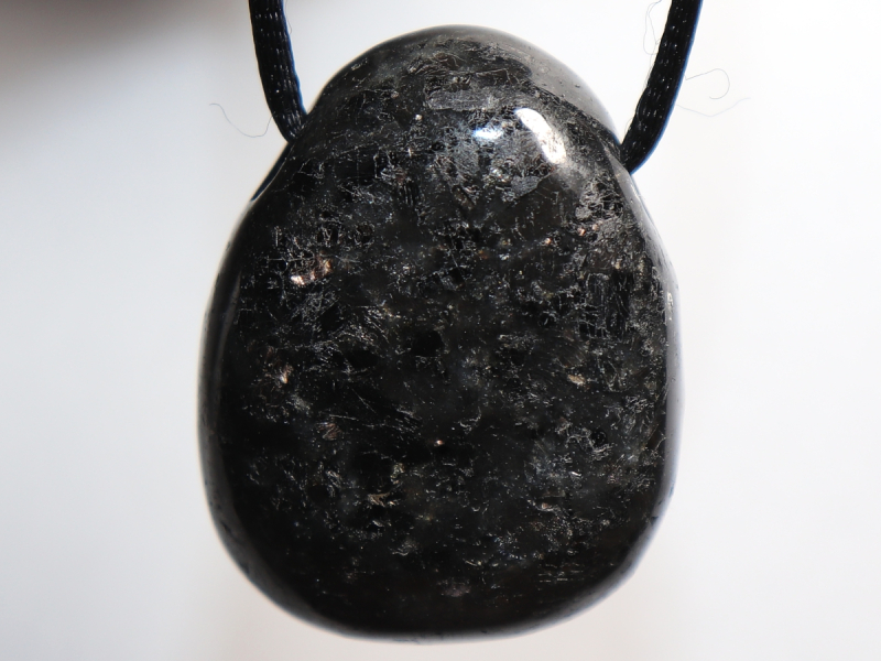 amphibolite with cord or silver 925