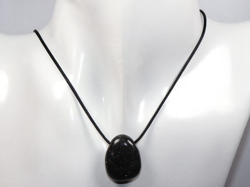 amphibolite with cord or silver 925