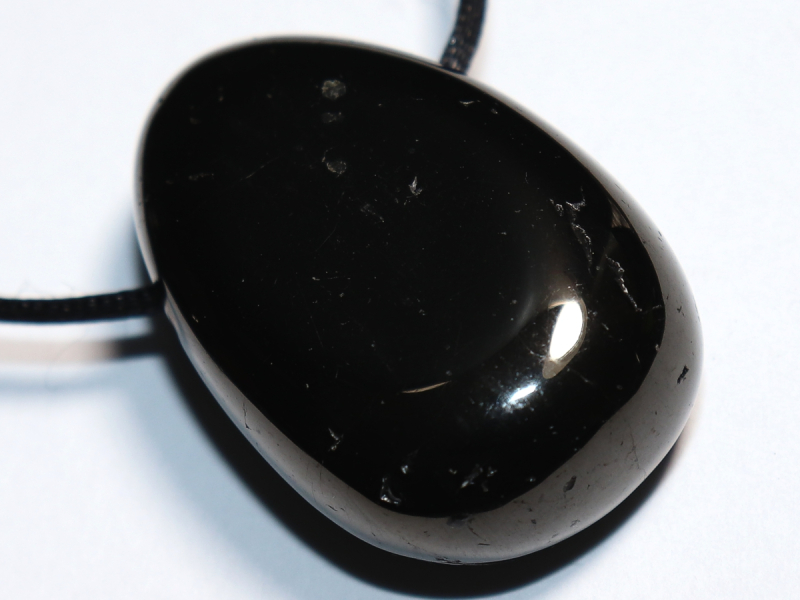 gagate with cord or silver 925