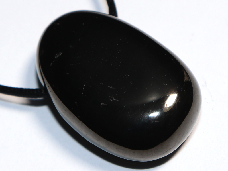 gagate with cord or silver 925