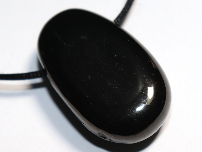 gagate with cord or silver 925