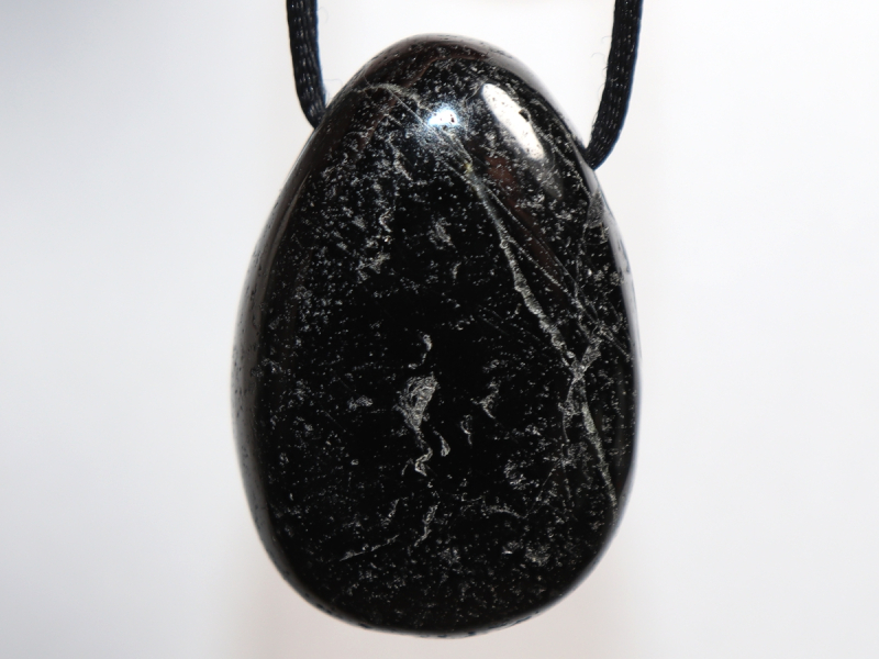 black tourmaline (Schorl) with cord or silver 925