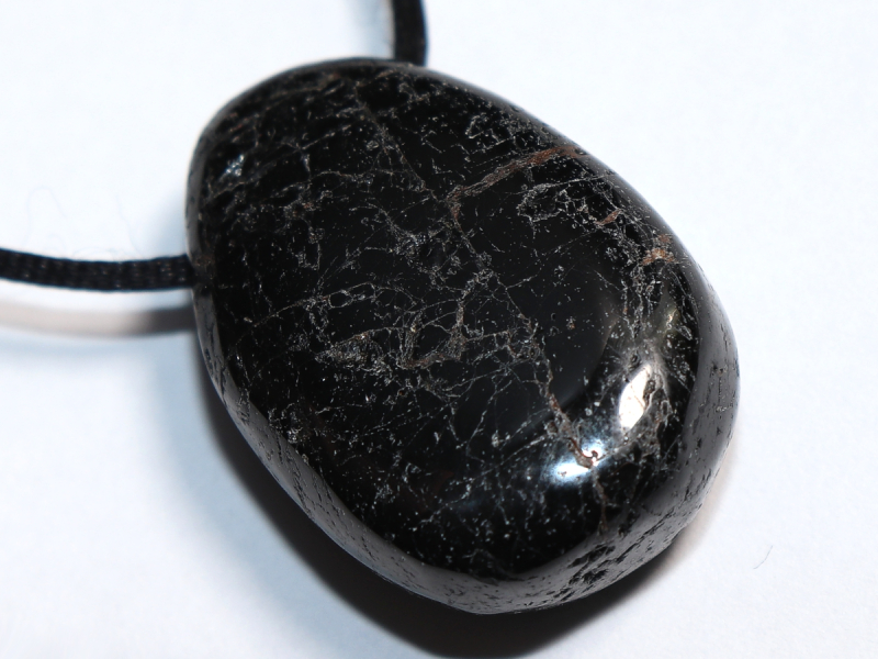 black tourmaline (Schorl) with cord or silver 925