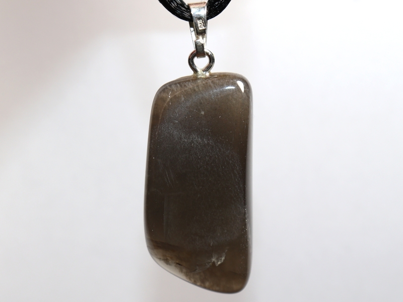 moonstone with cord or silver 925