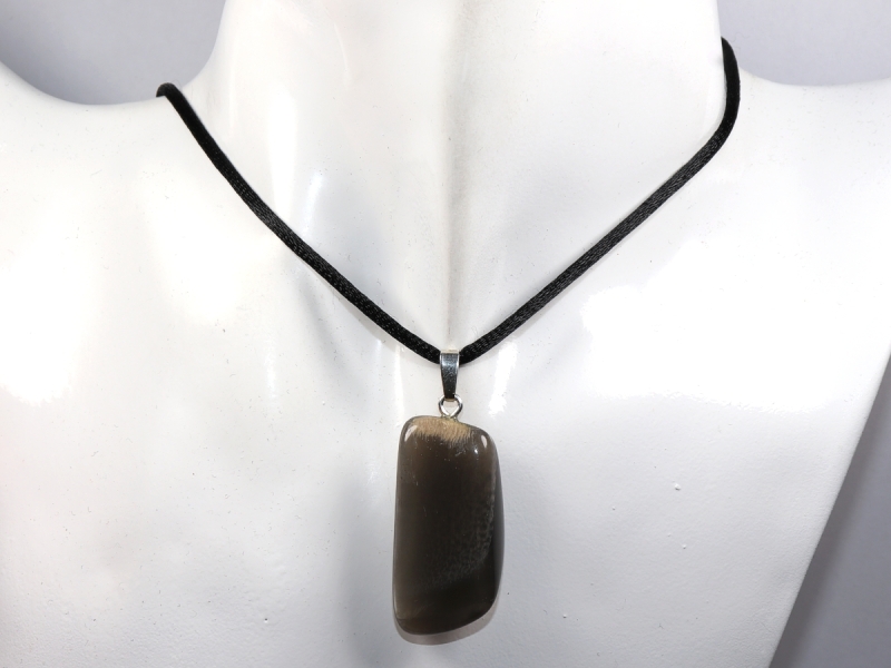 moonstone with cord or silver 925