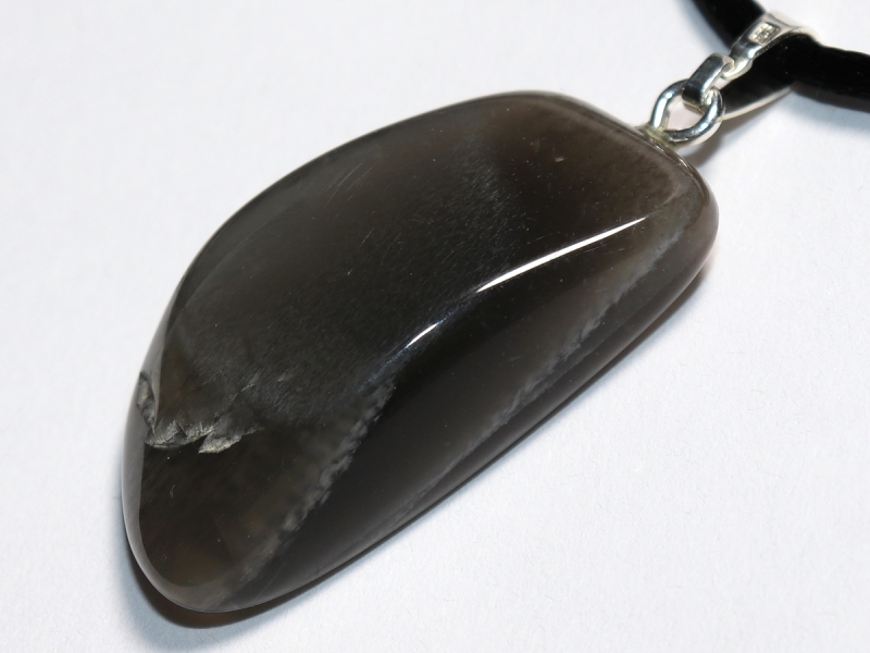 moonstone with cord or silver 925