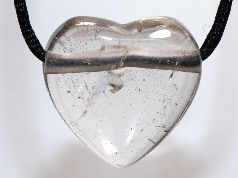 Rauchquarz mit Band oder Silber 925