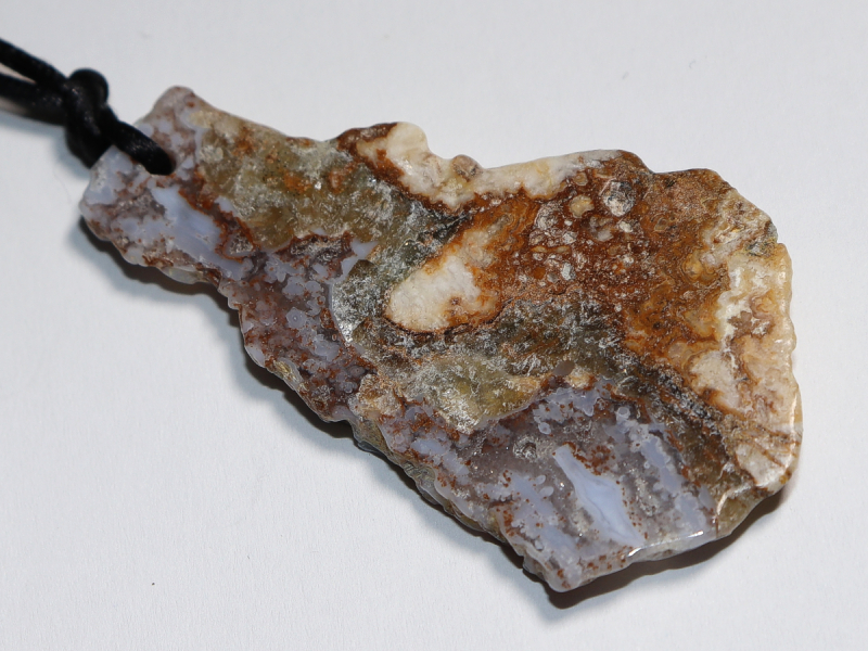 chalcedony with cord