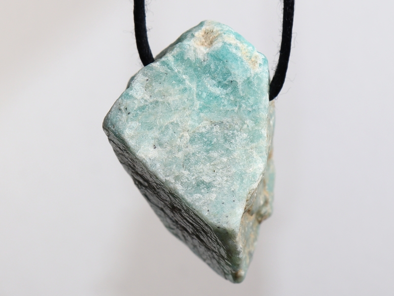 amazonite with cord or silver 925