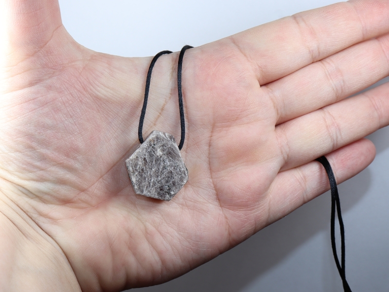 ruby with cord or silver 925