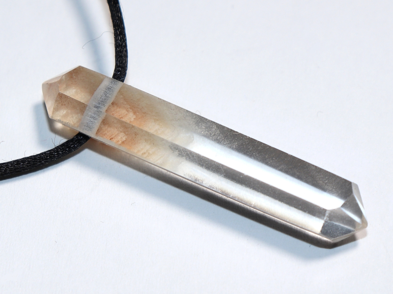 Phantomquarz mit Band oder Silber 925