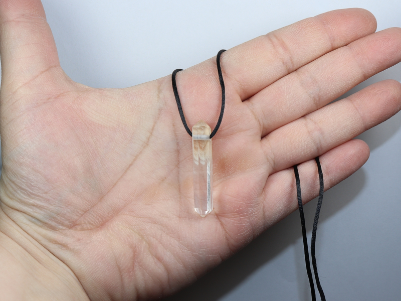 Phantomquarz mit Band oder Silber 925