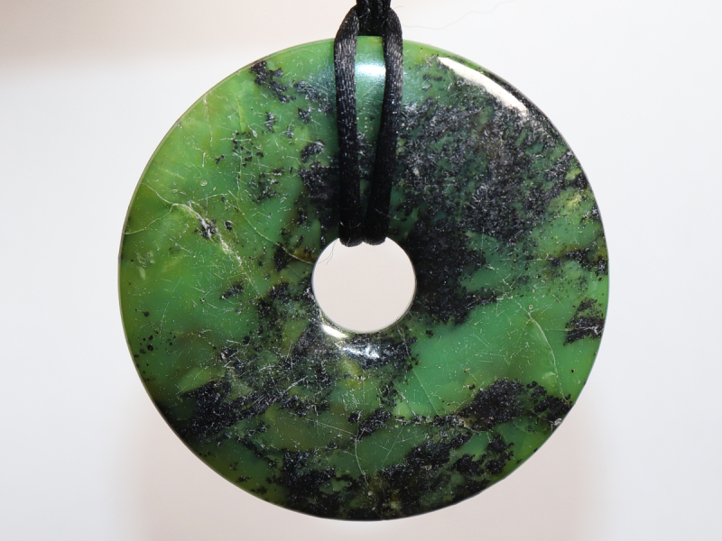 chrysoprase with cord