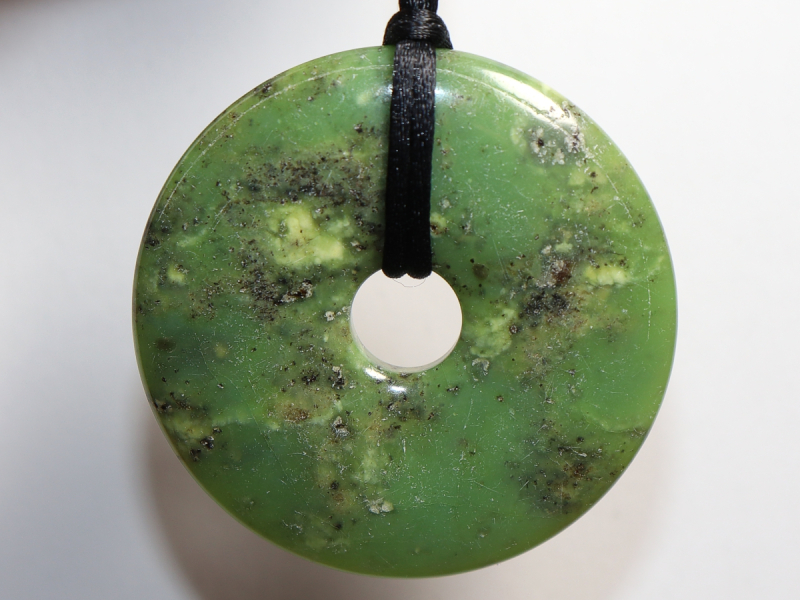 chrysoprase with cord