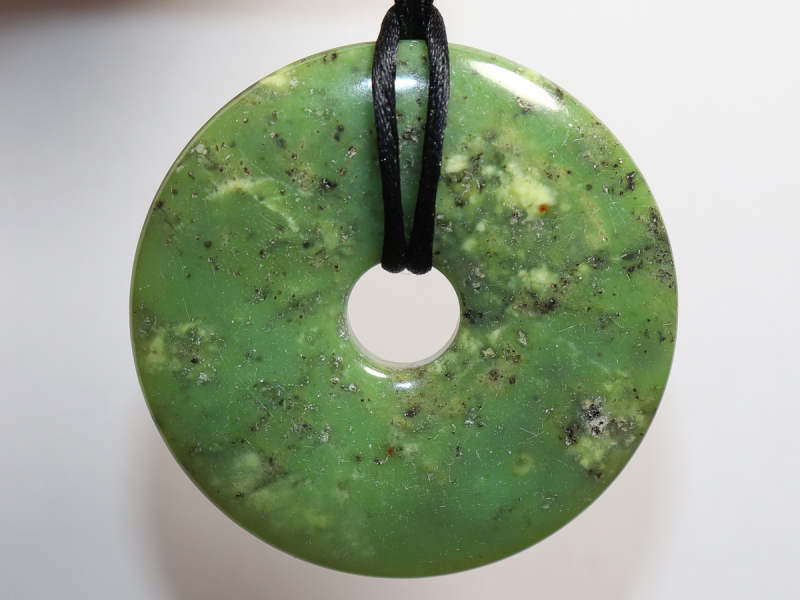 chrysoprase with cord