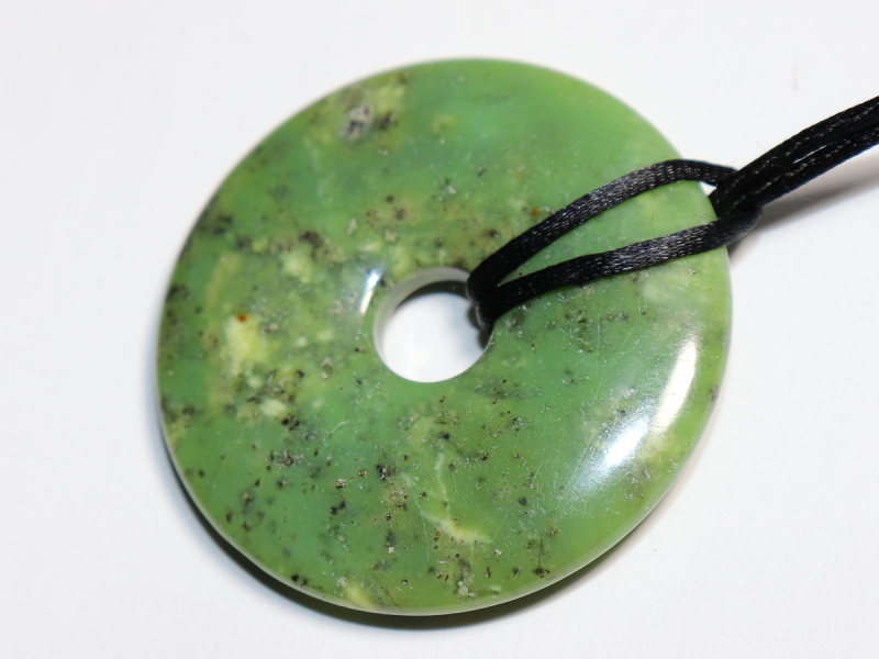 chrysoprase with cord