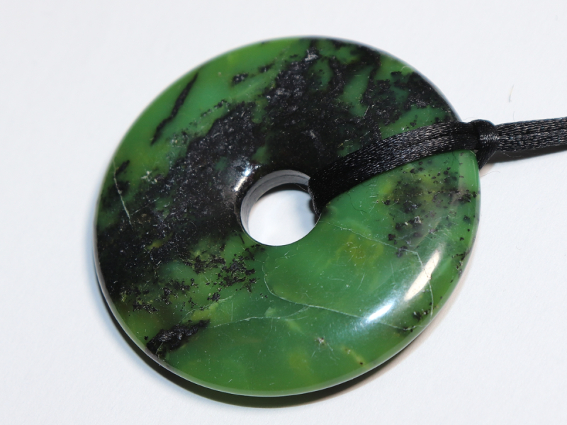 chrysoprase with cord