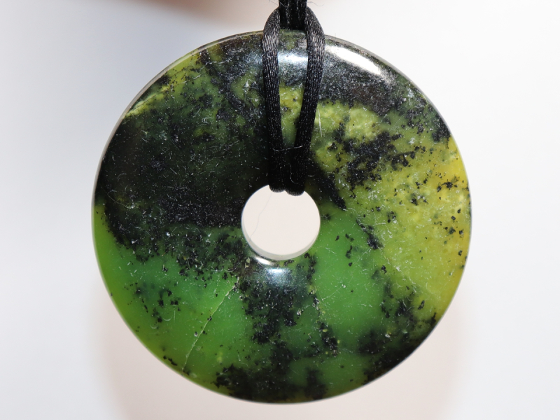 chrysoprase with cord