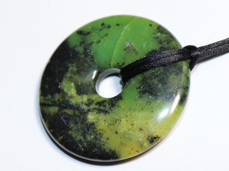 chrysoprase with cord