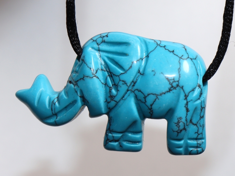 turquoise (rec.) with cord or silver 925
