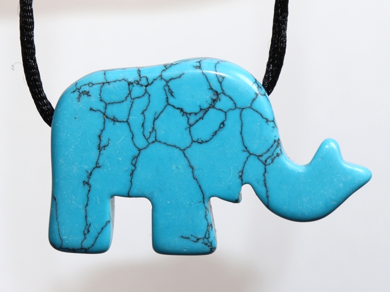 turquoise (rec.) with cord or silver 925
