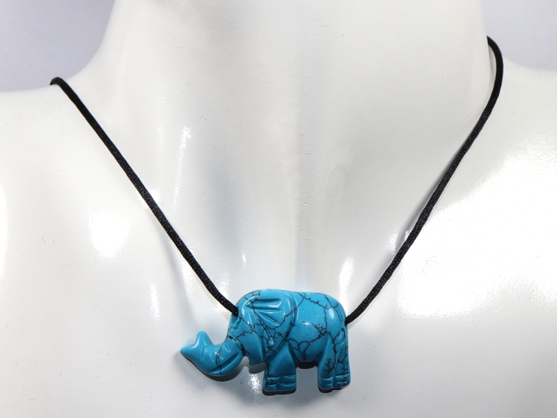 turquoise (rec.) with cord or silver 925