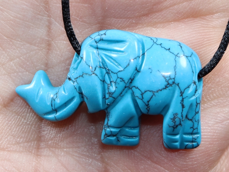 turquoise (rec.) with cord or silver 925