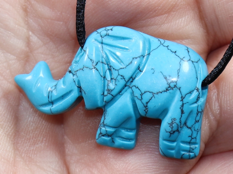 turquoise (rec.) with cord or silver 925