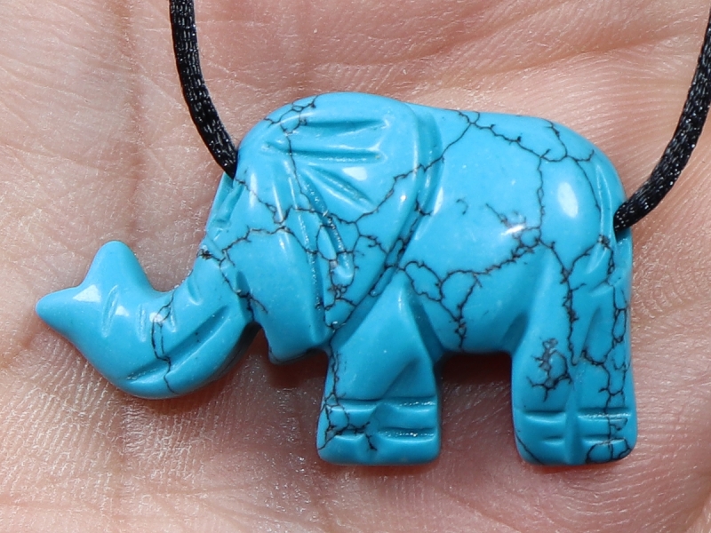 turquoise (rec.) with cord or silver 925