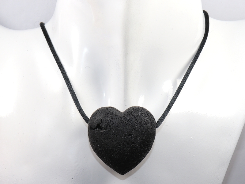 lava with cord or silver 925