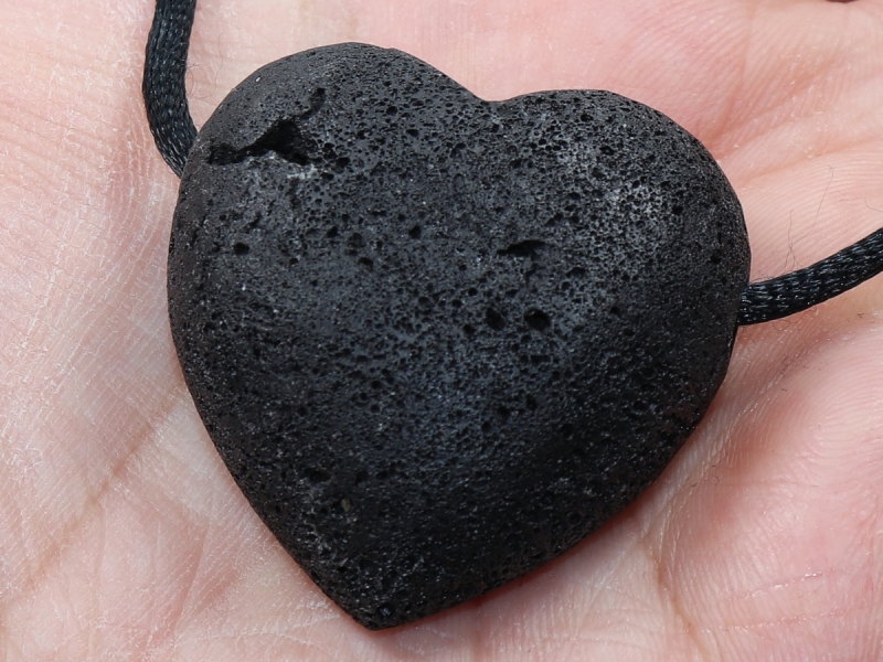 lava with cord or silver 925