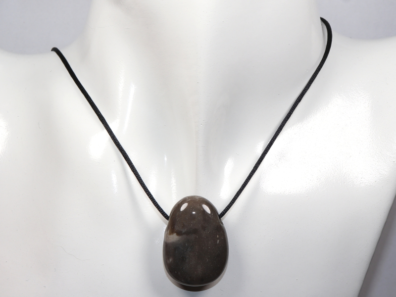 flint with cord or silver 925