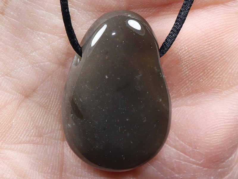 flint with cord or silver 925