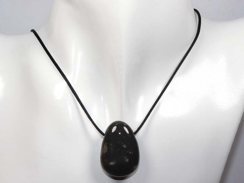 flint with cord or silver 925