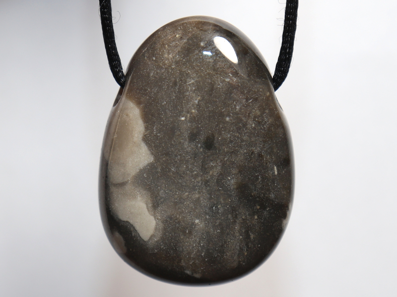 flint with cord or silver 925